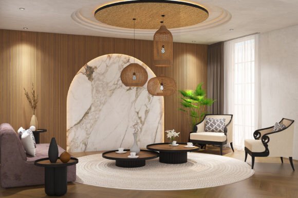 3d Render of Living Room 8: A Modern Space for Inspiration and Design