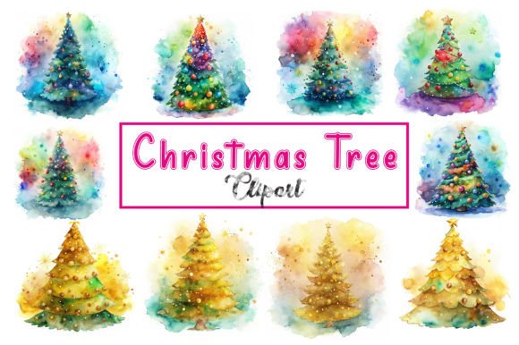 Christmas Tree Clipart Png 🎄 for Creative Projects and Business Use