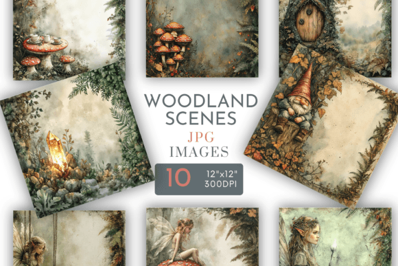 Fairy Woodland Square Paper: A Unique Addition to Your Crafting Collection