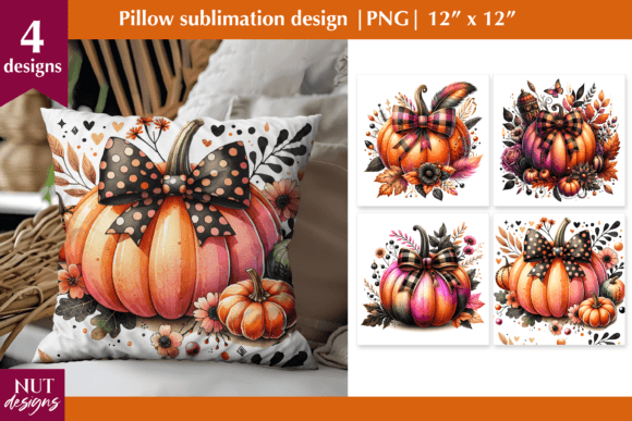 Fall Sublimation Autumn Pumpkin Pillow: A Cozy Addition to Your Home Decor