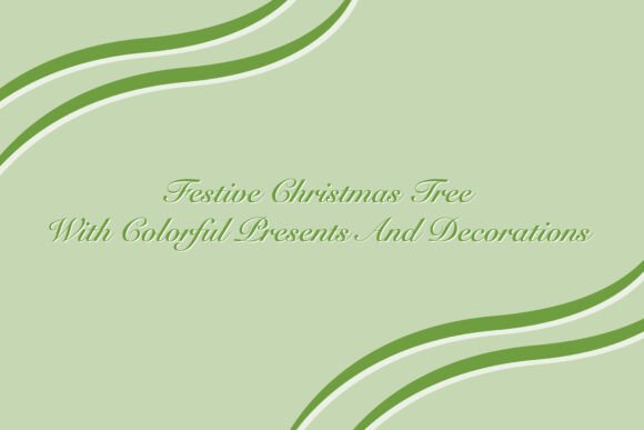 Festive Christmas Tree with Colorful: A Versatile Vector Art for Holiday Designs