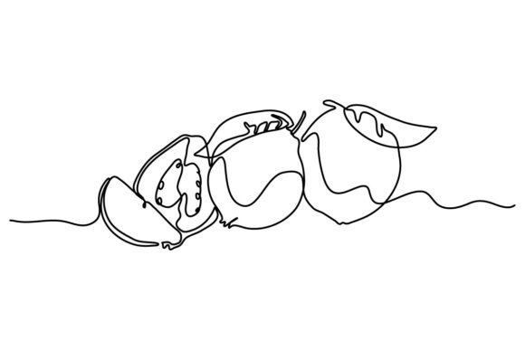 Guava One Continuous Line: A Modern Design Concept for Creative Expression