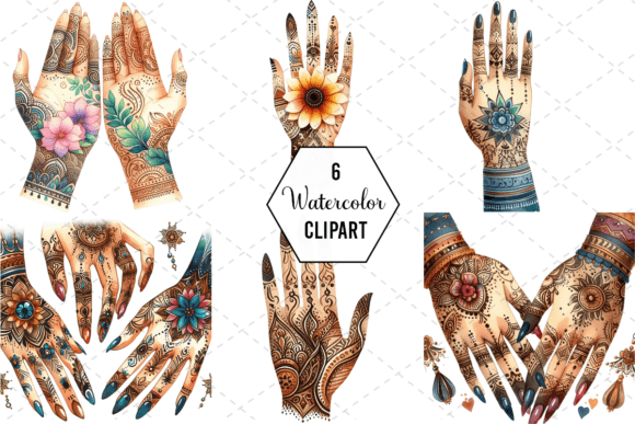 Integrating the Eid Hands Mehndi Designs Clipart Bundle into Professional Creative Workflows