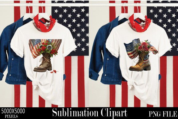 Memorial Day Watercolor Clipart 10: A Versatile Design for Creative Expression