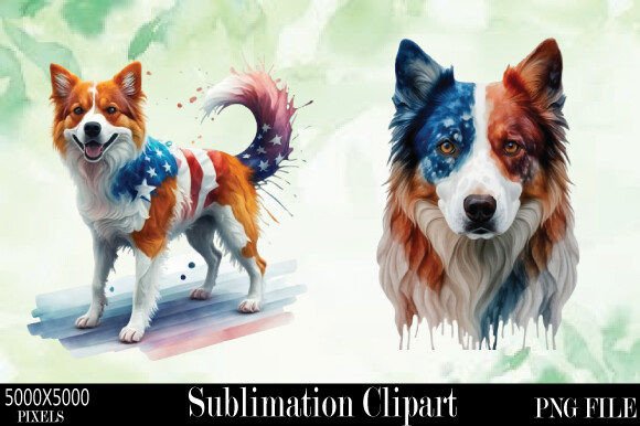 Memorial Day Watercolor Clipart 21: A Versatile Design for Creative Expression