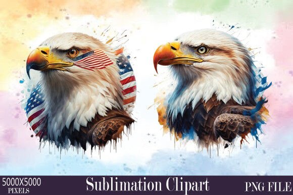 Memorial Day Watercolor Clipart 41: A Versatile Design for Creative Expression