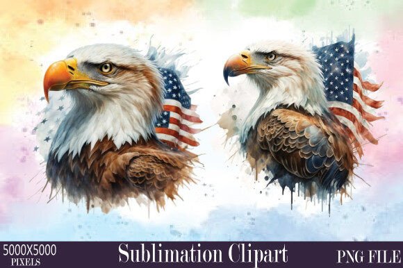 Memorial Day Watercolor Clipart 45: A Versatile Design for Creative Expression
