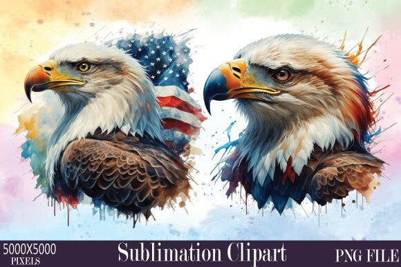 Memorial Day Watercolor Clipart 63