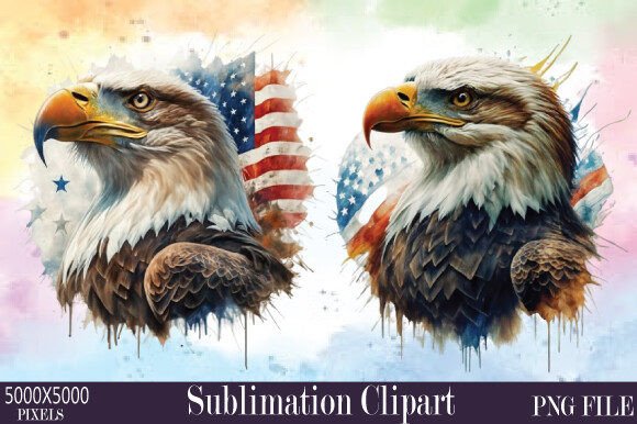 Memorial Day Watercolor Clipart 68: A Versatile Design for Creative Expression