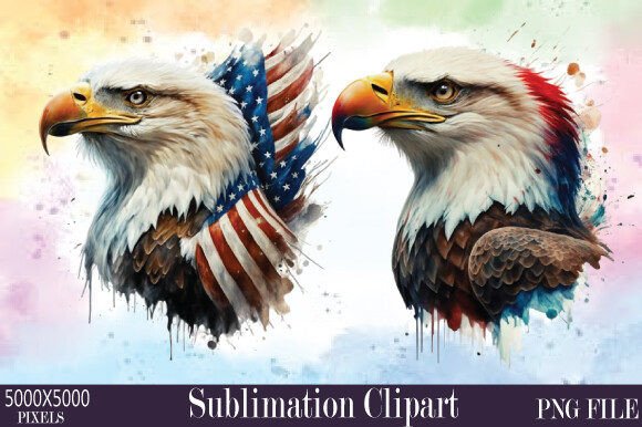 Memorial Day Watercolor Clipart 69: A Versatile Design for Creative Expression