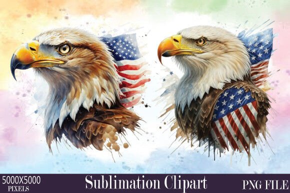 Memorial Day Watercolor Clipart 72