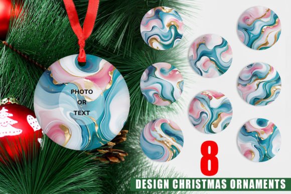 Ornament Abstract Fluid: A Creative Approach to Christmas Decor