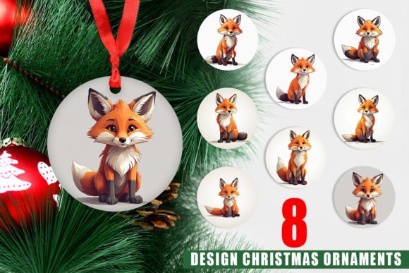 Ornament Cute Fox: A Trending Design for Modern Christmas Decor