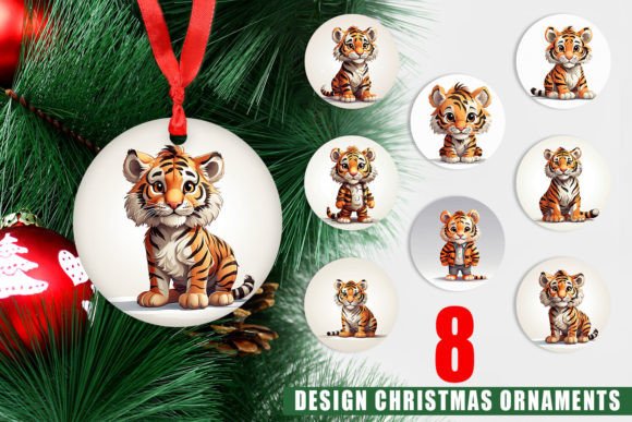 Ornament Cute Tiger