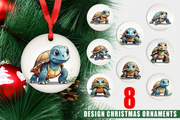 Ornament Cute Turtle: A Unique Addition to Your Christmas Decor