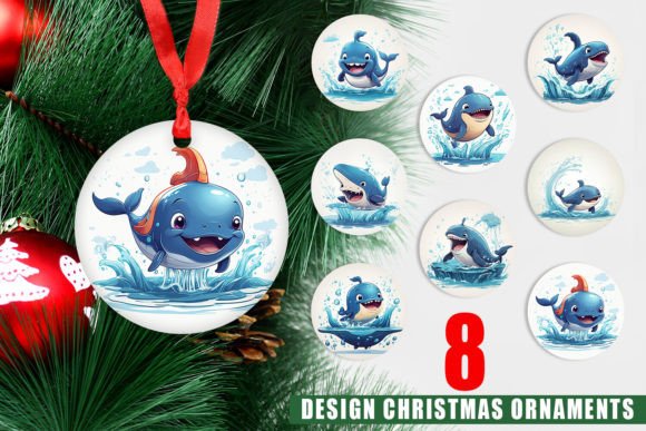 Ornament Cute Whale: Festive Design for Every Occasion