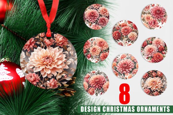 Ornament Dahlia Pattern: A Versatile Choice for Christmas Decor