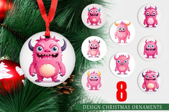 Ornament Pink Classic Monster Valentine: A Strategic Decorative Tool for Creative and Business Use