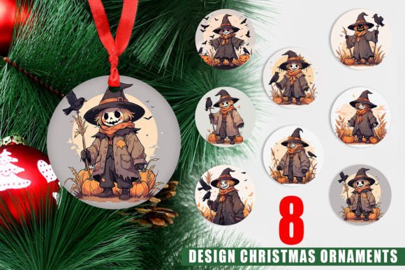 Ornament Watercolor Scarecrow: A Unique Addition to Your Holiday Decor