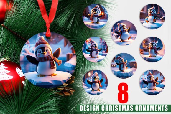 Ornament Winter Penguin: A Festive Addition to Your Holiday Decor