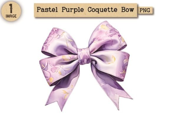 Pastel Purple Coquette Bow PNG 6: A Versatile Design for Modern Creativity