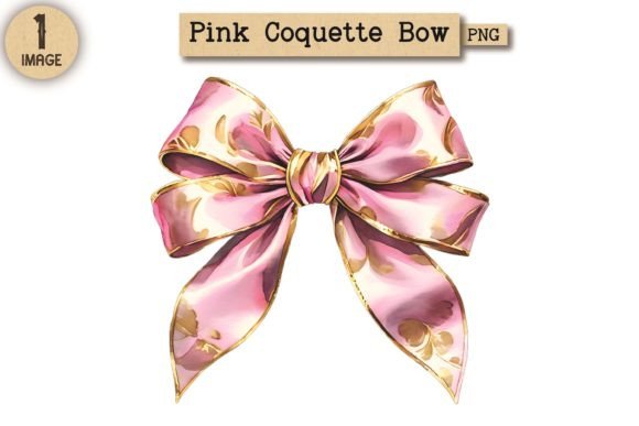 Vintage Pink Coquette Bow PNG 12: A Versatile Digital Asset for Creative and Business Use