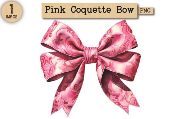 Vintage Pink Coquette Bow PNG 4: A Versatile Digital Asset for Modern Creativity