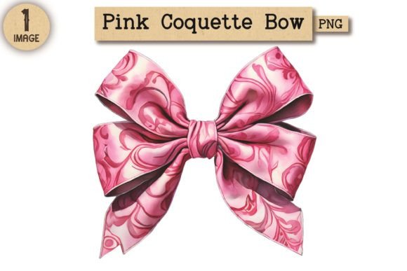 Vintage Pink Coquette Bow PNG 7: A Versatile Digital Asset for Modern Creativity